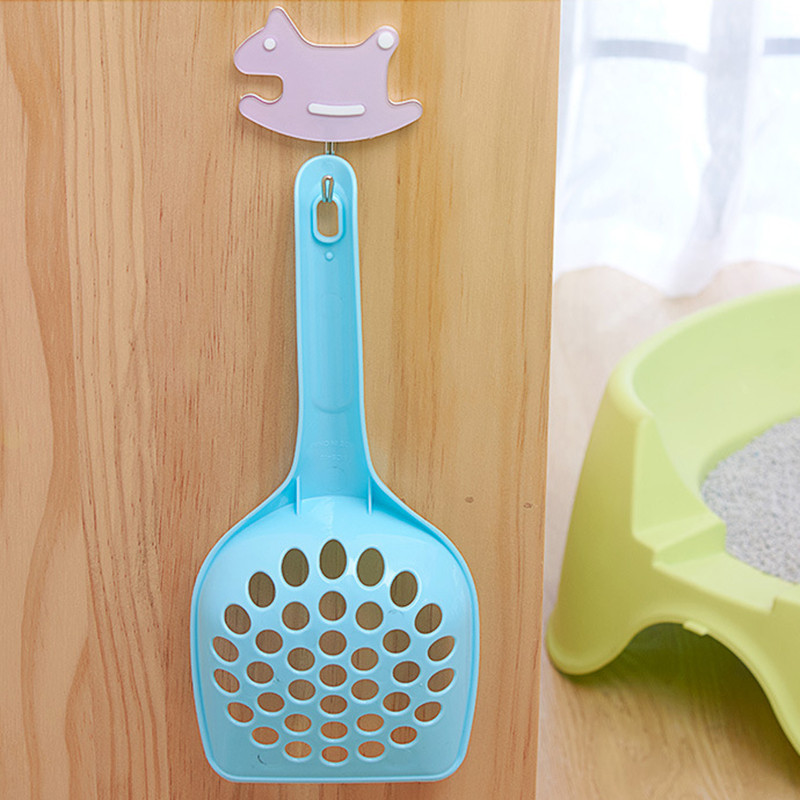 Izdržljiva plastična debela lopata za mačji pijesak Lopata za mačke Lopata Ladica za otpatke Alat za čišćenje kućnih ljubimaca Šuplji stil Lagan Lako čišćenje