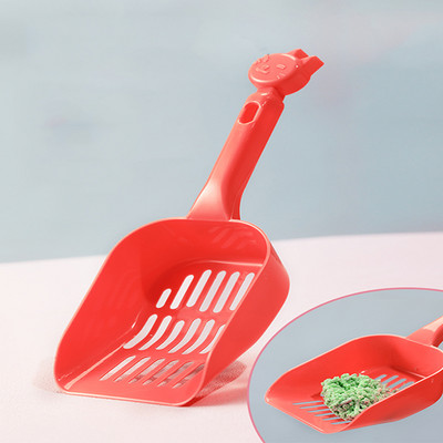 1 vnt. plastikinis naminių gyvūnėlių kraiko samtelis kačių kraiko kastuvas naminių gyvūnėlių valymo įrankis kačių smėliui katėms šunims tualeto valymo reikmenys