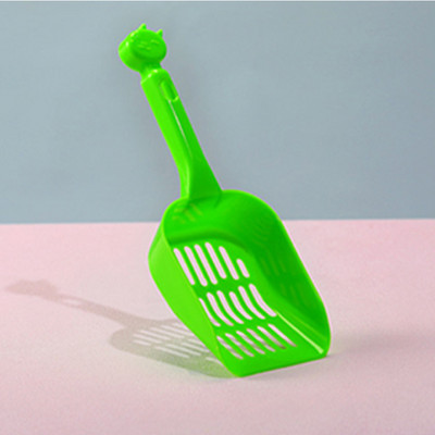 1 vnt. plastikinis naminių gyvūnėlių kraiko samtelis kačių kraiko kastuvas naminių gyvūnėlių valymo įrankis kačių smėliui katėms šunims tualeto valymo reikmenys