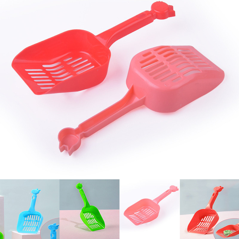 1 vnt. plastikinis naminių gyvūnėlių kraiko samtelis kačių kraiko kastuvas naminių gyvūnėlių valymo įrankis kačių smėliui katėms šunims tualeto valymo reikmenys