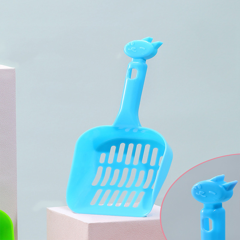 1 vnt. plastikinis naminių gyvūnėlių kraiko samtelis kačių kraiko kastuvas naminių gyvūnėlių valymo įrankis kačių smėliui katėms šunims tualeto valymo reikmenys