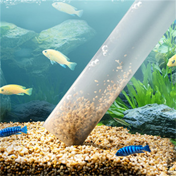 Aquarium Gravel Cleaner Kit Fish Tank Sand Vacuum Cleaner Quick Changer Water with Air-pressing Button Ελεγκτής σωλήνα νερού