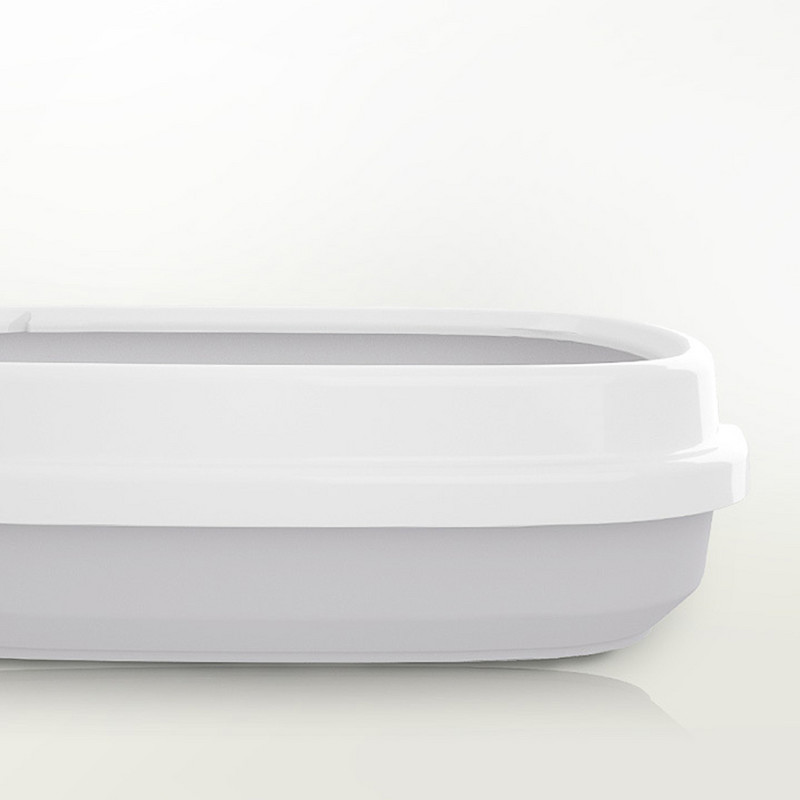 1 set Pseći WC protiv prskanja Kutija za mačji pijesak WC za kućne ljubimce Noćna posuda za mačku Psa Pladanj s lopaticom Uvježbavanje izmeta Kutija za pijesak