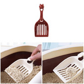 1 gab. Mājdzīvnieku kaķu pakaišu lāpsta Smilšu kakas liekšķere Izturīgs tīrīšanas rīks Karstā izpārdošana Pakaišu lāpstiņa