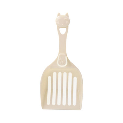 1 gab. Mājdzīvnieku kaķu pakaišu lāpsta Smilšu kakas liekšķere Izturīgs tīrīšanas rīks Karstā izpārdošana Pakaišu lāpstiņa