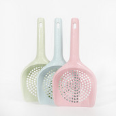 1 gab kaķu pakaišu lāpsta Plastmasas mājdzīvnieku pakaišu liekšķere kucēnu tualetes piederumi mājdzīvnieku tīrīšanas rīks kaķu smilšu tīrīšanas līdzekļi mājdzīvnieku piederumi