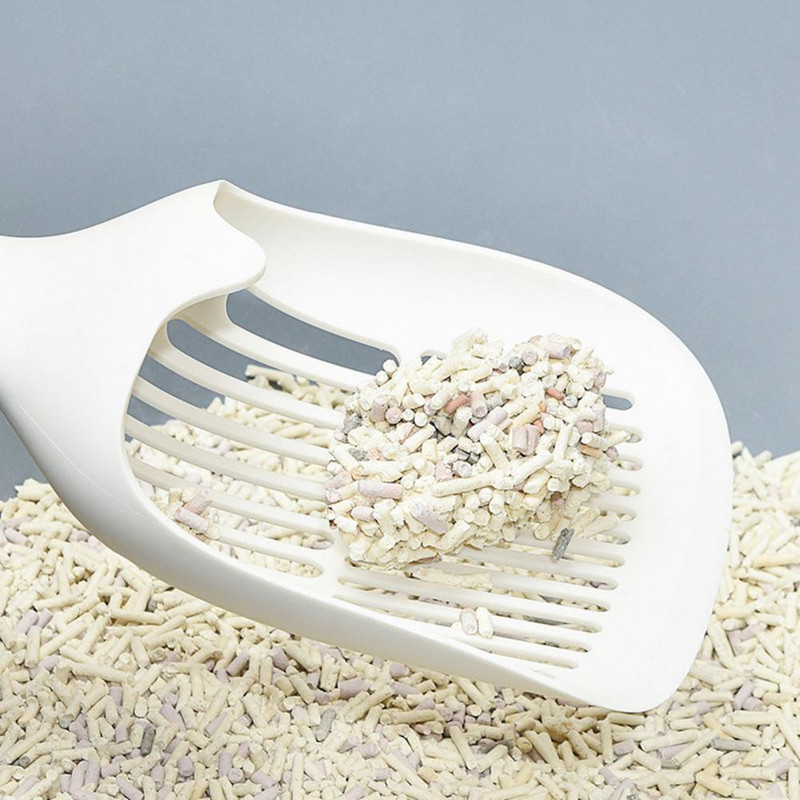 Lopata za mačke Jednostavan 3D pojednostavljeni dizajn PP Lopata za mačke za životinje Sredstva za čišćenje WC-a za male mačke Siguran materijal Kućni pijesak za mačke