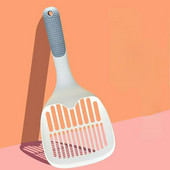 Velika lopatica za mačji pijesak PE plastična ladica za mačkići pijesak Lopatica Duboka lopata Sito s neklizajućom ručkom Alat za čišćenje kućnih ljubimaca Lopatica za mačke