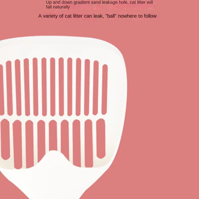 Velika lopatica za mačji pijesak PE plastična ladica za mačkići pijesak Lopatica Duboka lopata Sito s neklizajućom ručkom Alat za čišćenje kućnih ljubimaca Lopatica za mačke