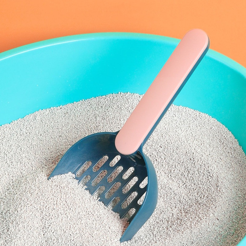 Kaķu pakaišu lāpstiņu komplekts Pret koroziju izturīgs mājdzīvnieku tīrīšanas piederumi kaķu tualetes tīrīšanas komplekts Mājdzīvnieku suņu kaktu lāpstiņa Kaķu piederumi