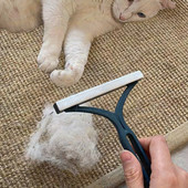 Odstranjivač dlake kućnih ljubimaca Prijenosna četka za višekratnu upotrebu Odjeća Namještaj Alat za čišćenje pseće dlake Dvostrana britva koja se može prati