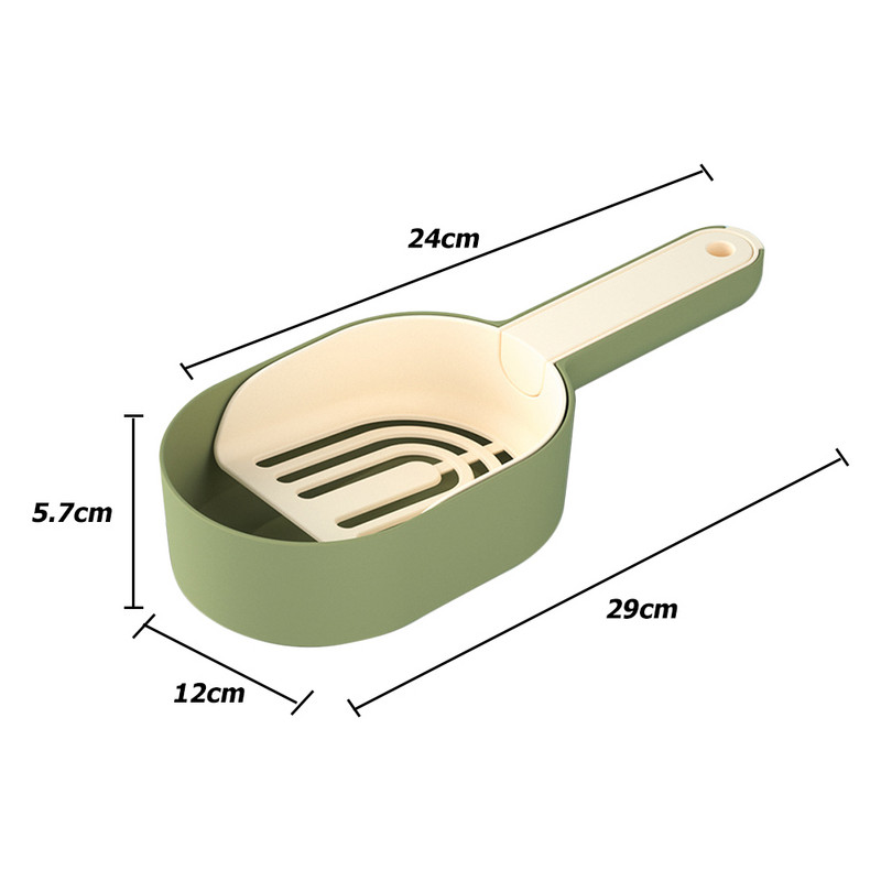 Višenamjenska ladica za mačje izmet Lopate Kombinacija Sita za izmet kućnih ljubimaca Kutije za sakupljanje Mačići Lopatice za čišćenje izmeta