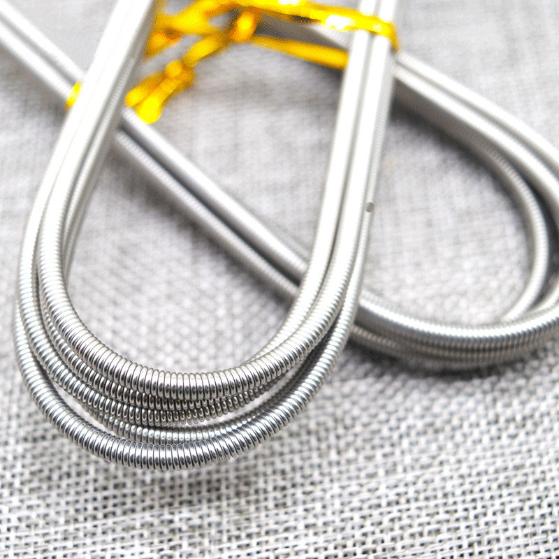 90/155/200CM akvārija tīrīšanas birste šļūtenes gaisa caurulei nerūsējošais tērauds, elastīga divu galu cauruļu suka, zivju tvertnes piederumi