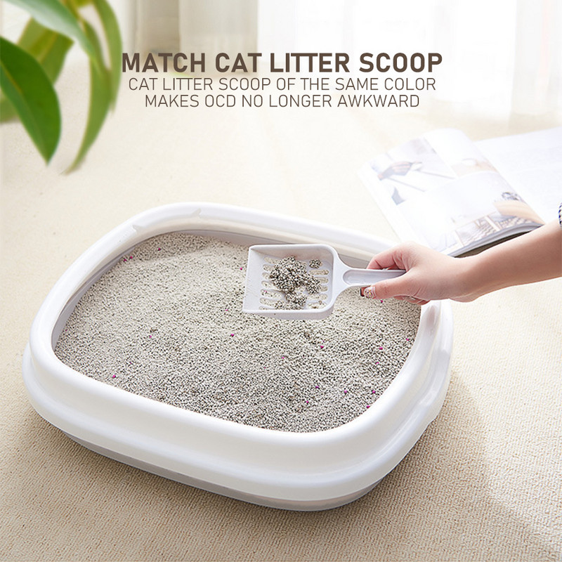 Potrepštine za kućne ljubimce Kutija za mačji pijesak Poluzatvoreni mačji WC Za čišćenje fecesa Službenik protiv prskanja Kutija za mačji pijesak Potrepštine za mačke Kutija za mačke