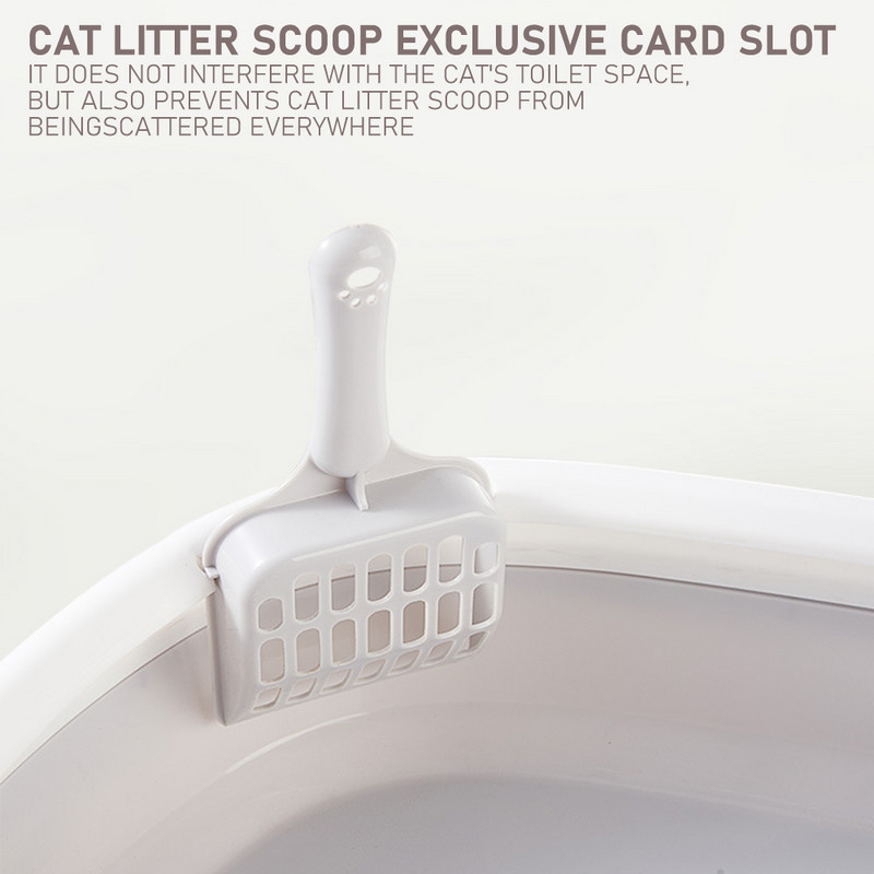 Potrepštine za kućne ljubimce Kutija za mačji pijesak Poluzatvoreni mačji WC Za čišćenje fecesa Službenik protiv prskanja Kutija za mačji pijesak Potrepštine za mačke Kutija za mačke