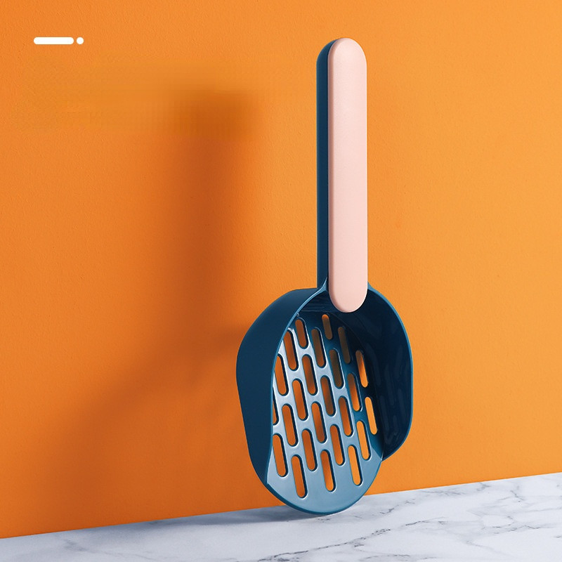 Lopata za mačji pijesak Plastična lopatica za mačji izmet s bazom Alat za čišćenje kućnih ljubimaca Proizvodi za mačji WC Izdržljiva lopata za čišćenje kutije za pijesak