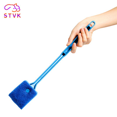 STVK Aquarium Fish Tank Glass Plant Cleaning Brushes Floating Clean Window Scraper σφουγγάρι Αξεσουάρ Εργαλεία υψηλής ποιότητας