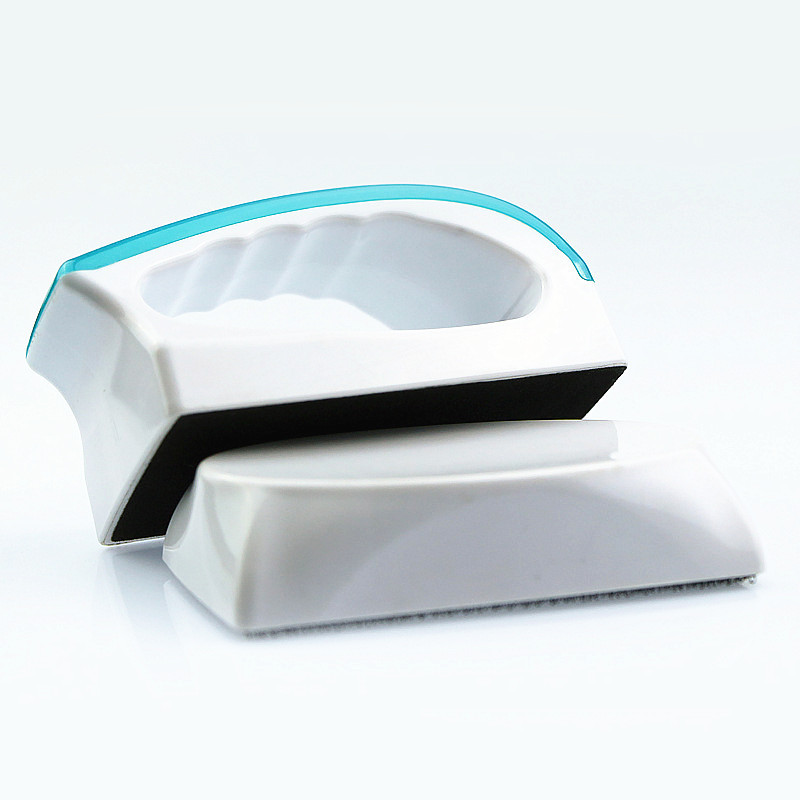 Jauna dizaina magnētiskā akvārija suka zivju tvertņu tīrītājs Magnētiskā suka akvārija tvertnes zivju rīki Peldošā birste stikla aļģu skrāpis