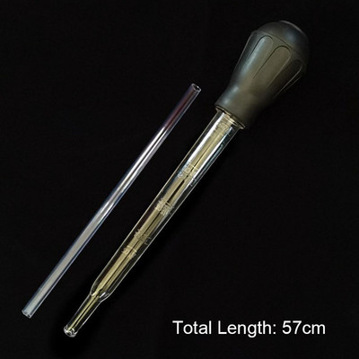 57 cm 30 ml 50 ml Alat za čišćenje akvarija Pipeta Akvarij Sifon Pumpa Izmjenjivač vode Dodaci za akvarij s produžnom cijevi