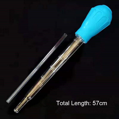 57 cm 30 ml 50 ml Alat za čišćenje akvarija Pipeta Akvarij Sifon Pumpa Izmjenjivač vode Dodaci za akvarij s produžnom cijevi