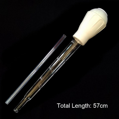 57 cm 30 ml 50 ml Alat za čišćenje akvarija Pipeta Akvarij Sifon Pumpa Izmjenjivač vode Dodaci za akvarij s produžnom cijevi