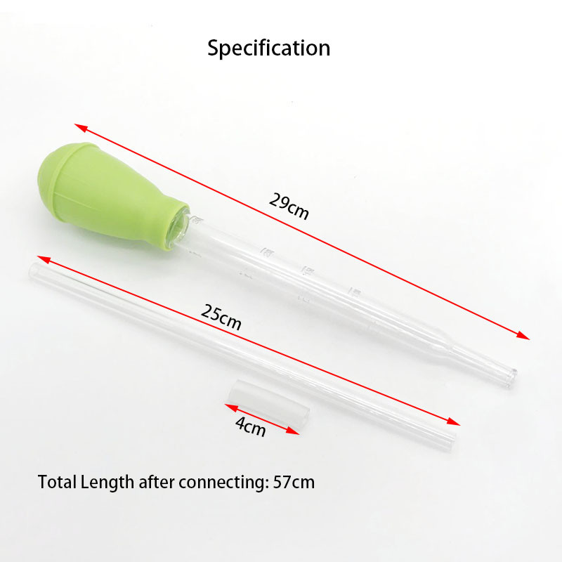 57 cm 30 ml 50 ml Alat za čišćenje akvarija Pipeta Akvarij Sifon Pumpa Izmjenjivač vode Dodaci za akvarij s produžnom cijevi