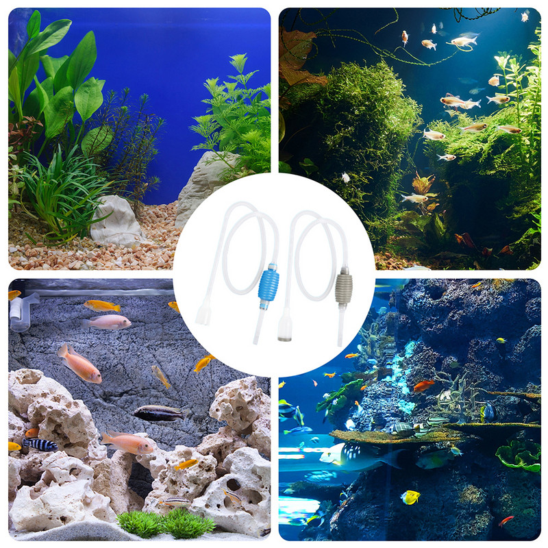 Mjenjač vode za akvarij Sifon Usisavač Pumpa Čistač šljunka Poluautomatski Mjenjač vode Akvarijum Dodaci za akvarijum