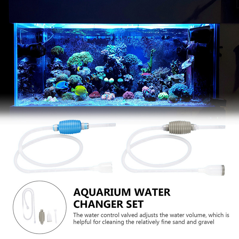 Mjenjač vode za akvarij Sifon Usisavač Pumpa Čistač šljunka Poluautomatski Mjenjač vode Akvarijum Dodaci za akvarijum