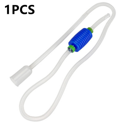 Akvārija zivju tvertnes vakuuma grants ūdens filtra tīrītājs sifona sūknis manuālais tīrītājs sūknis drošs vakuums 1,8 m