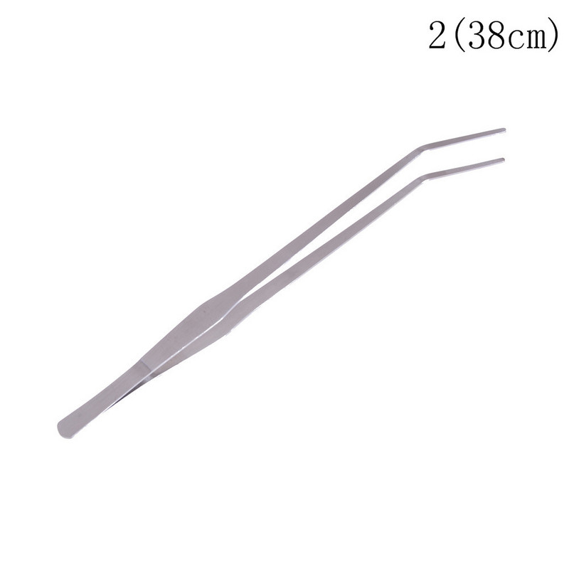 Roostevabast terasest akvaariumi pintsetid taimed pintsetid akvaariumi hooldus puhastusvahendid 38cm/48cm sirge/küünarnukist tangid