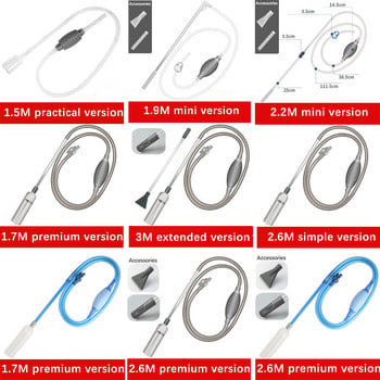 Αλλαγή νερού δεξαμενής ψαριών Ενυδρείο Juwel Filter Siphon Cleaning Tools 3in1 Siphon Ηλεκτρική σκούπα για Αντλία φίλτρου νερού δεξαμενής ψαριών