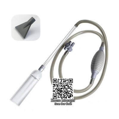 Pusautomātiskais akvārija tīrītājs Ūdens maiņa Rokas maiņa Grants Akvārija piederumi Zivju tvertnes Vakuums Sifons Ūdens sūkņa Tīrītājs