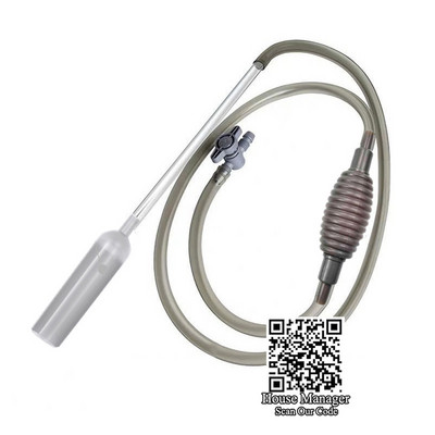 Pusautomātiskais akvārija tīrītājs Ūdens maiņa Rokas maiņa Grants Akvārija piederumi Zivju tvertnes Vakuums Sifons Ūdens sūkņa Tīrītājs