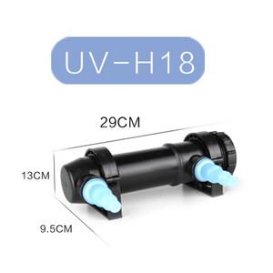 JEBO 220~240V 5W~36W UV lampa za sterilizaciju Svjetlo Čistač vode za akvarij, jezerce Akvarijum Ultraljubičasti filtar Čistač