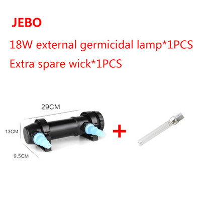 JEBO 220~240V 5W~36W UV lampa za sterilizaciju Svjetlo Čistač vode za akvarij, jezerce Akvarijum Ultraljubičasti filtar Čistač
