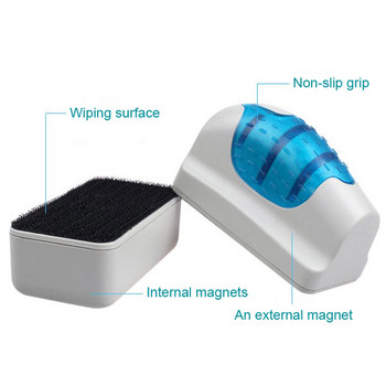 Μαγνητική βούρτσα με ξύστρες Πρακτικό πλωτό ενυδρείο Fish Tank Ultra Glass Algae Curve Cleaner Μαγνήτες παραθύρων Καθαρισμός Εργαλεία