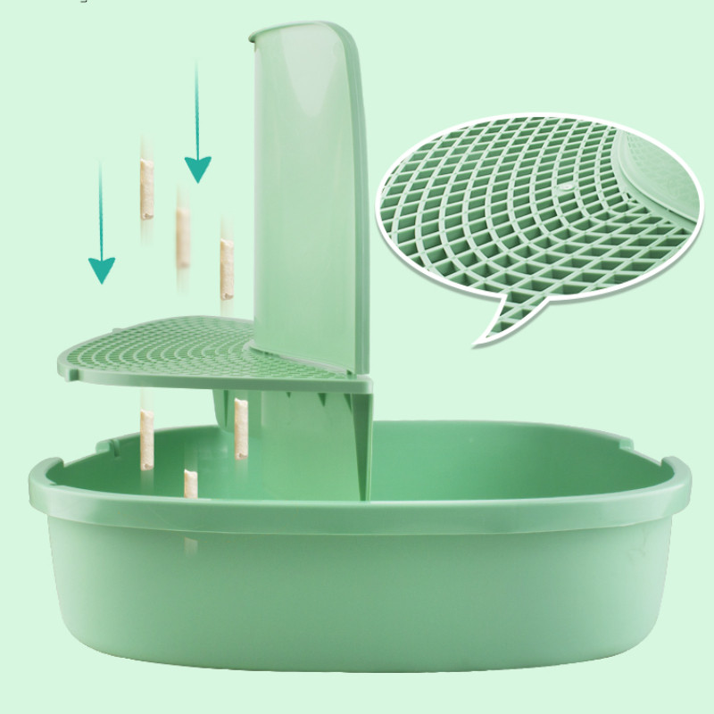 Noćne posude za mačke Hodnik Kutija za pijesak Super Large Poluzatvorena Kutija za pijesak otporna na prskanje Otporna na mirise Toalet za bebe mačke, otporan na pijesak