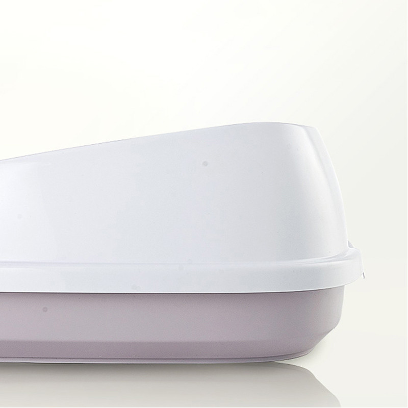 Lolojumdzīvnieku tualetes gultas trauks pret šļakatām kaķiem pakaišu kaste kaķu suņu paplāte ar liekšķeri Kitten Dog Clean tualete Mājas plastmasas smilšu kastes piederumi