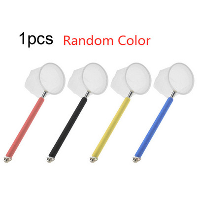 Akvārija izvelkamais 3D nerūsējošā tērauda tīkliņš garneļu ķeršanai zivju tvertnes tīrīšanas tīkls apaļa/kvadrātveida forma