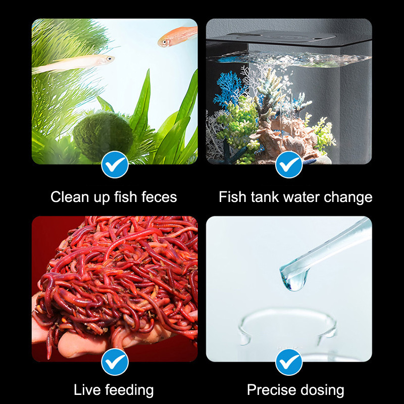 Manuāls akvārija grants tīrīšanas salmu zivju tvertnes ūdens mainītājs akvārija tīrīšanas pipetes pilinātāja atkritumu noņemšanai ar pagarinājuma cauruli