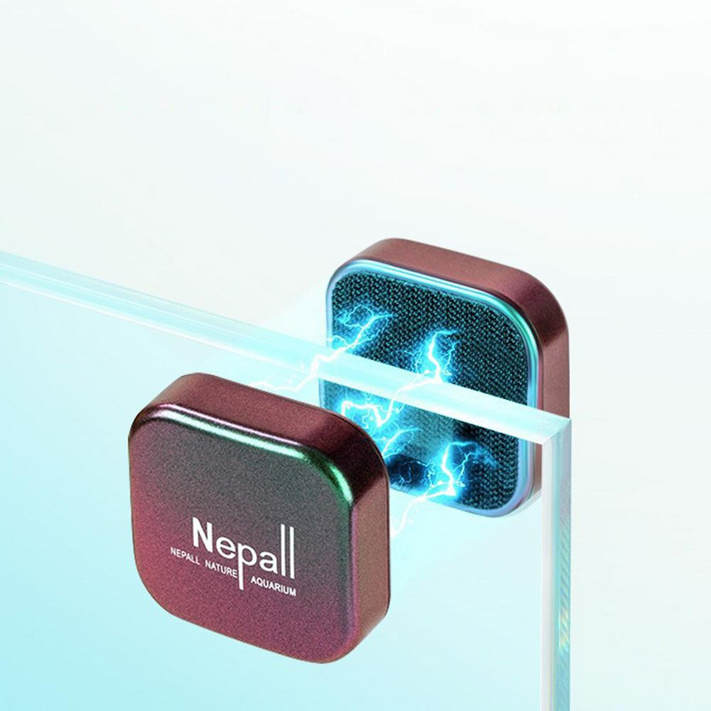 Akvārija magnētiskās sukas zivju tvertnes abpusējas gradienta tīrīšanas birstes tīrīšanas rīki ar aļģu skrāpi