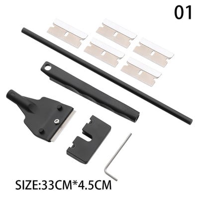 Ενυδρείο από ανοξείδωτο χάλυβα Fish Tank Scraper Blade Aquatic Water Live Plant Cleaning Grass Brush Multi-Tool Cleaner Kit