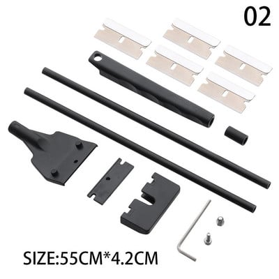 Ενυδρείο από ανοξείδωτο χάλυβα Fish Tank Scraper Blade Aquatic Water Live Plant Cleaning Grass Brush Multi-Tool Cleaner Kit