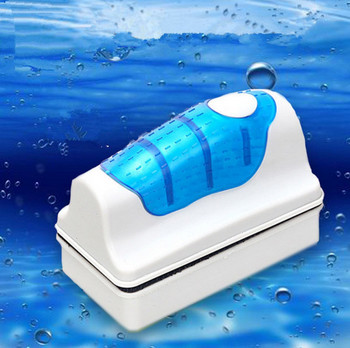Полезна плаваща магнитна четка Аквариум за аквариум Стъргалка за стъклени водорасли Почистващ препарат
