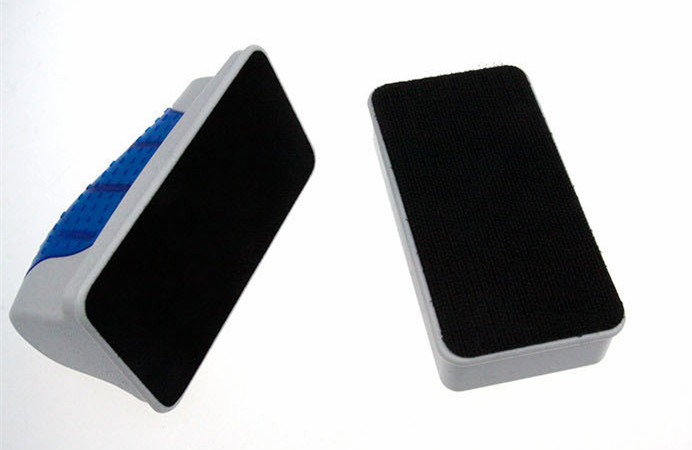 Noderīga peldošā magnētiskā suka akvārija zivju tvertnes stikla aļģu skrāpju tīrīšanai