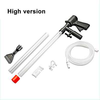 Akvārija zivju tvertnes ūdens maiņas sūknis Akvārija tīrīšanas rīks Ūdens mainītājs Grants tīrītājs sifona filtra sūkņa rokasgrāmata