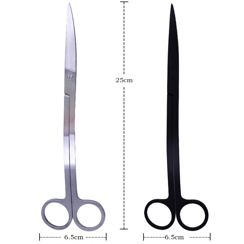 Aquatic Aquarium Clipper Scissor Curve Wave Grass Alat Inox Spremnik za biljke Water Aquascape Clean Cut Trim Snip Clip Shear