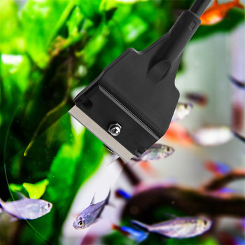 Ενυδρείο από ανοξείδωτο χάλυβα Fish Tank Algae Scraper Clean Brush Blade Aquatic Water Live Plant Grass Cleaning Multi-Tool Cleaner