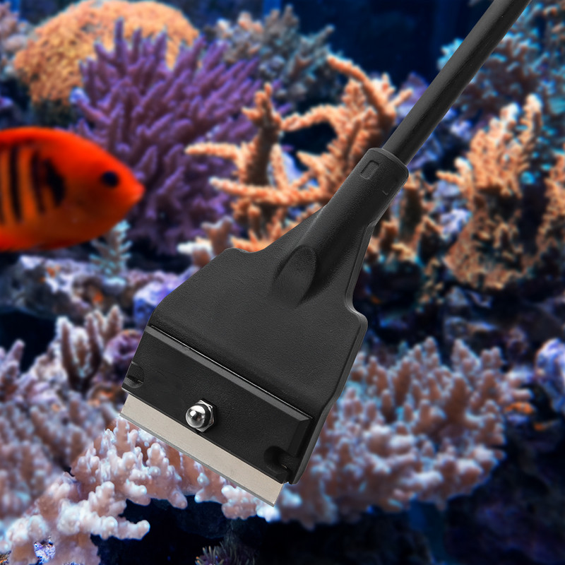 Akvarij od nehrđajućeg čelika Strugač za akvarijske ribe Alge Čista oštrica četke Vodena voda Živa biljka Čišćenje trave Višenamenski alat za čišćenje