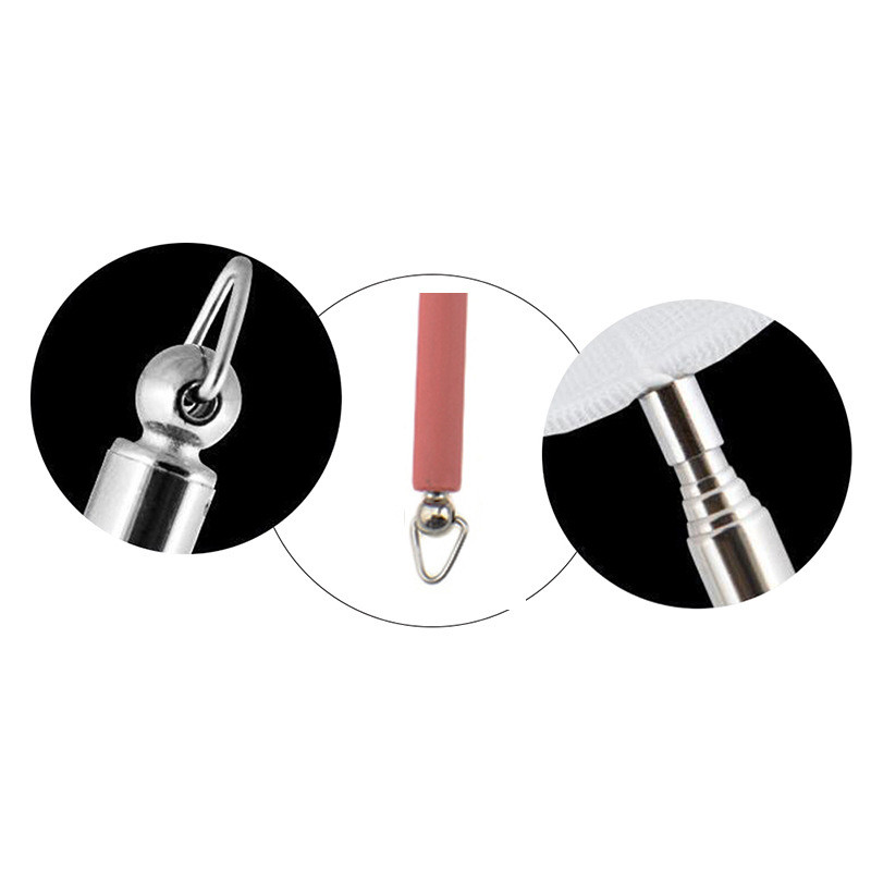 1 gab. Ievelkams makšķerēšanas tīkls akvārija zivju tvertnes nerūsējošā tērauda šķiedras makšķeres apaļš kvadrātveida trīsdimensiju dizains